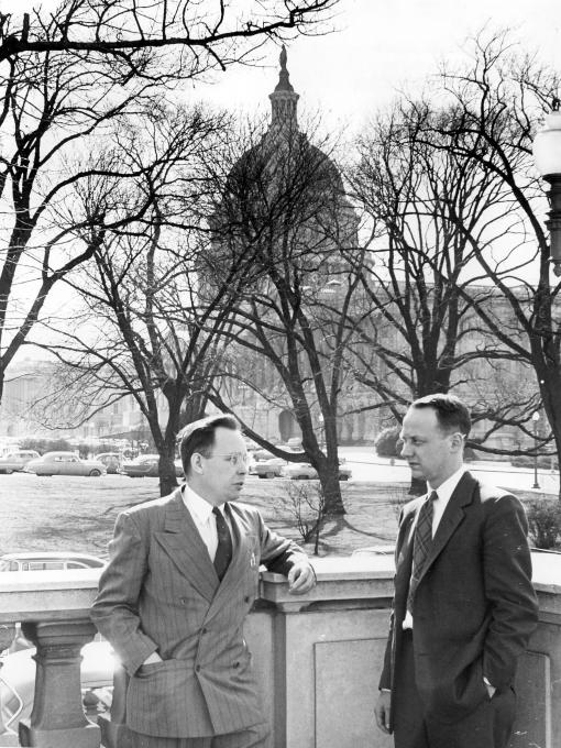 Ed Snyder in front of U.S. Capitol